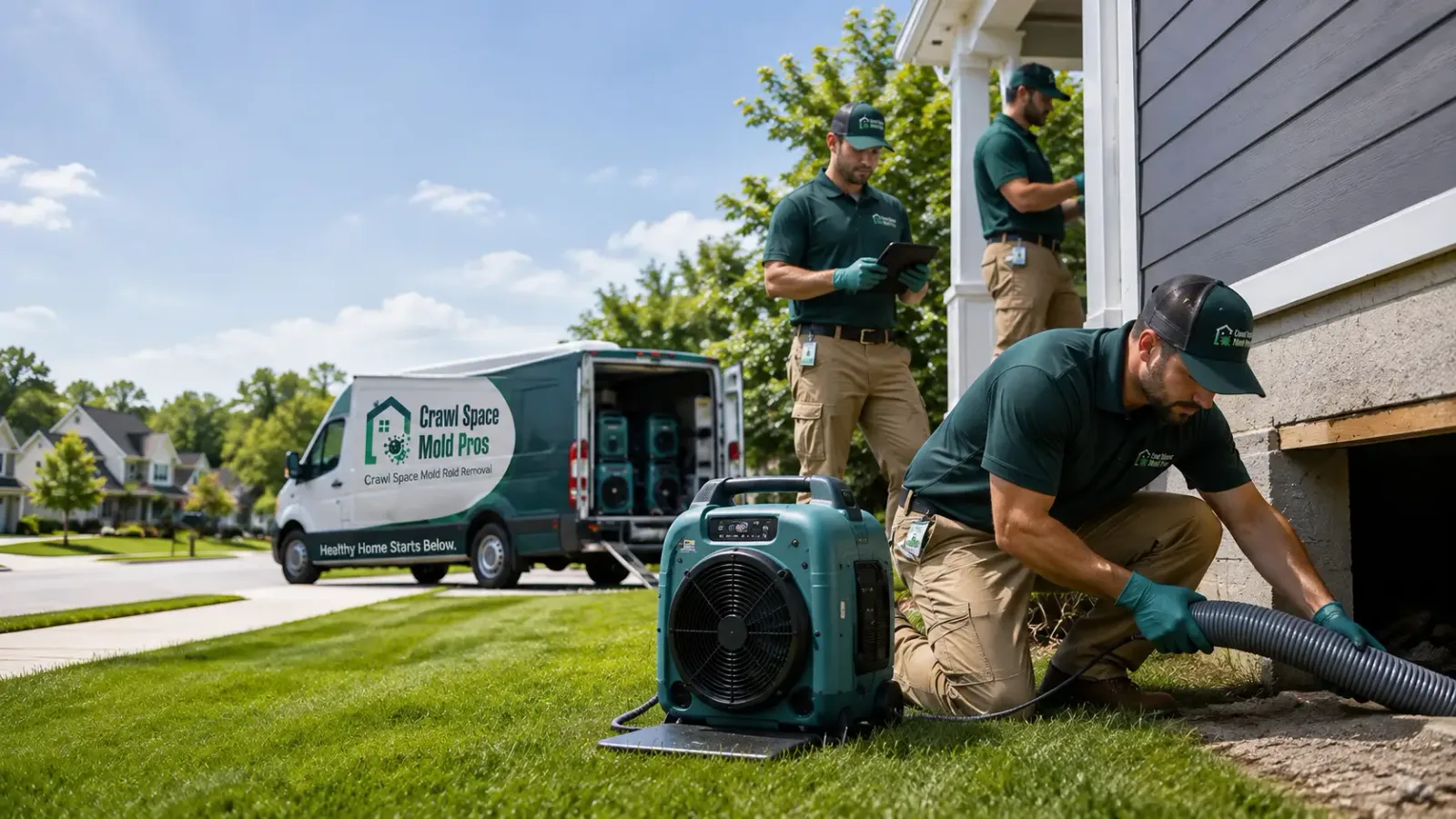Crawl Space Mold Removal in Ashville, PA